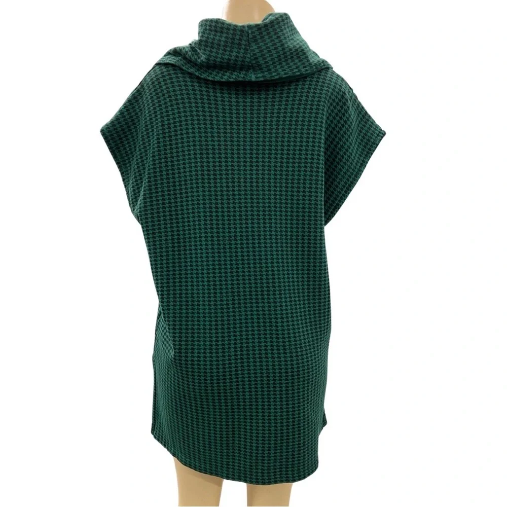 NWT $184 Bryn Walker Houndstooth Inlet Cowl Neck Tunic Multiple Sizes - Picture 5 of 10
